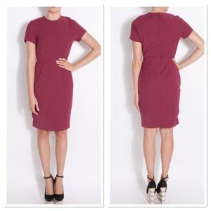 Acne Studios Lucille Short Sleeve Sheath Dress 38